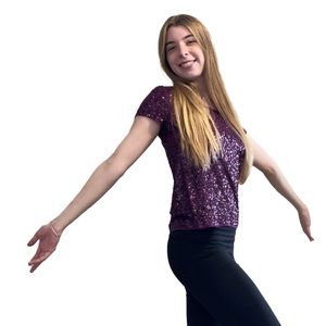 ❌SOLD❌

J. Crew Women’s Medium Dark Purple Sequin Party Top/T-Shirt